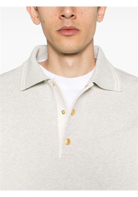 Maglione con ricamo in grigio di Drôle De Monsieur - uomo DRÔLE DE MONSIEUR | PERMPL132CO127GY